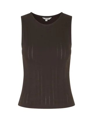 mbym - Geripptes Top - Ayline-M braun - Gr. - M