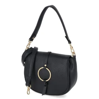 Tamaris Schultertasche MAISCHA - Gr.  - Schwarz - Kunstleder