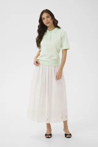Kurzarm-Bluse MilaSZ Kurzarm-Bluse Gerade Passform
