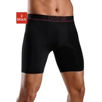 H.I.S Funktionsboxer (Packung, 2-St) in sportiver Optik mit langem Bein in Microfaser-Qualität