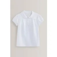 Next Poloshirt Jersey-Oberteil aus Stretch-Baumwolle mit Kragen (1-tlg)