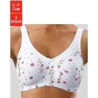 petite fleur by Lascana Entlastungs-BH (Packung, 2 Stück) ohne Bügel, mit breiteren Trägern– ideal für große Größen