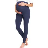 Be Mammy Umstandsleggings Damen Lange Umstandshosen BE20-257 (1-tlg) elastischer Bund