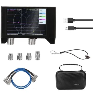 SAA-2N 4 Inch Vector Network Analyzer 50kHz to 3GHz Wide Frequency High Dynamic USB Compatible Portable Tester VNA Analy
