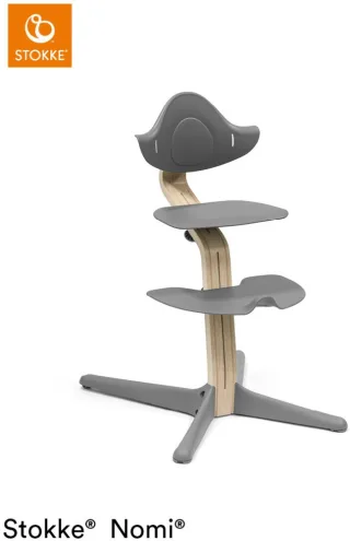 Stokke Nomi Chair Hochstuhl inkl. Baby Set natur grau