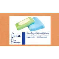 DUKAL Kissenbezüge Nackenstützkissen, aus hochwertigem DOPPEL-Jersey, (1 Stück), 30x50 - 35x50 cm, 100% Baumwolle, mit Spannumrandung, Made in Germany