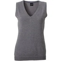 Daiber Pullunder JN 656 Damen V-Neck Pullunder Leichte Strickqualität