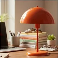 Bamyum Tischleuchte Pilz Lampe Mit Kabel Lipeo 25 cm Metall Retro Kleine Lampe, ohne Leuchtmittel