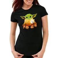 style3 T-Shirt Baby Grogu yoda star the mandalorian wars