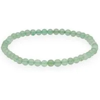 Lebensquelle Plus Armband Aventurin, grün Mini-Kugelarmband, 4 mm