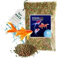 Blumixx Teichsticks bunt - Premium Futter für Fische, Teichfutter für: Fische, Teichfische