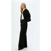 Koton Hose & Shorts Normale Leibhöhe Wide Leg Palazzohose