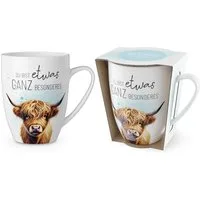 La Vida Tasse Kaffeetasse Tee Kaffee Tasse Becher 0,25l Geschenk la vida Rind, Material: Porzellan