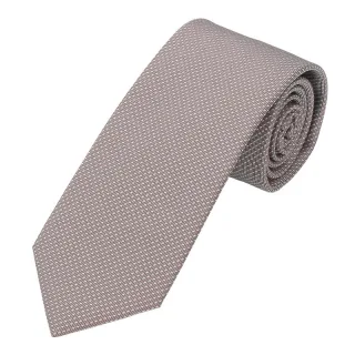 seidenfalter - Krawatte Picoté 7,0-7,5cm beige