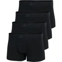 adidas Sportswear Retro Boxer 4er Pack Active Flex Cotton 3 Stripes (Spar-Set, 4-St) Retro Short / Pant - Baumwolle - ohne Eingriff - Atmungsaktiv