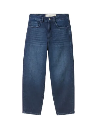 Tom Tailor - Barrel Leg Jeans blau - Gr. - 28