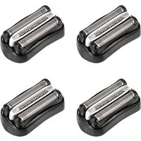 BlingBin Ersatzscherkopf Rasierer Kassette Scherkopf Für Braun 3S Series 3 3020S 3030S 3040S, 4 St., Braun Ersatzkopf Elektrorasierer Scherkopf Ersatzteil