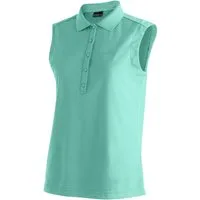 Maier Sports Poloshirt Ulrike sleeveless Damen Polo, leichtes Shirt, ärmelloses Funktionsshirt, Regular Fit