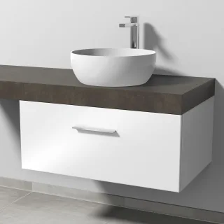 Sanipa Waschtischunterbau mit Auszug 2morrow (G2323) 340x800x520 Weiß-Glanz, G232378 G232378