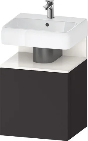 Duravit Qatego Waschtischunterbau wandhängend Graphit Supermatt 490x420x645 mm - QA4077L22800000 QA4077L22800000