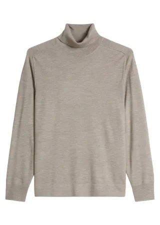 Marc OPolo Casual - Rollkragenpullover beige - Gr. - M