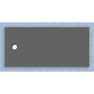Geberit CleanFloor30 Duschfläche integriert, mit Dichtvlies, graphit: 170x80cm,, 551010DM1 551010DM1