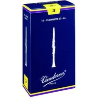 Vandoren Blattabschneider Klarinette, Classic Bb-Klarinette 2,5 Schachtel mit 10 Blättern - Blatt für Bb