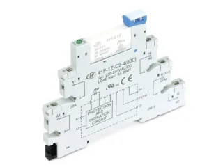 HONGFA Relaisbaustein 41F-1Z-C2-4 & HF41F/60-ZS, 230 V-/~