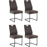 HELA Esszimmerstuhl Lena (Set, 4 St), 1, 2 und 4 Stück, mit Federkern Polsterung, Schwingstuhl