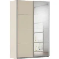 OTTO home Schwebetürenschrank Kleiderschrank Schrank Garderobe Schlafzimmerschrank THANOS (3 verschiedene Ausstattungen BASIC/CLASSIC/PREMIUM (inkl. SOFT-CLOSE) Optional mit Spiegel, Metall-Griffleisten alufarben MADE IN GERMANY