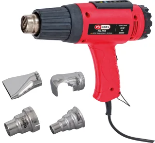 KS Tools Heißluft-Gerät Satz inkl. 4 Aufsätze - 960.1190