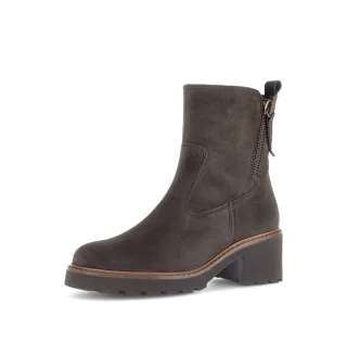 pius gabor - Plateau Stiefeletten Rauleder braun braun - Gr. - 5.5 UK