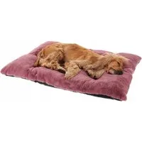 Pamek Hundekorb Tierbett, Hundebett, Katzenbett waschbar Flauschiges 100/70 cm, Strapazierfähigen Pelzstoff., Sehr weich und küschelig