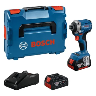 Bosch Professional Akku-Drehschlagschrauber ""GDR 18V-215"" Inkl. 2x Akku GBA 18V 4,0Ah, in L-BOXX 136