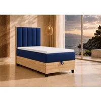 Best for Home Boxspringbett Einzelbett Trinity K-10 mit Bettkasten & Komfort Topper T30 (Bett, Polsterbett mit Stauraum, Jugendbett, Kinderbett versch. Größen, 4-St., 70x200 80x200 90x200 100x200 cm), Verschiedene Liefermöglichkeiten, TOP Preis-Leist