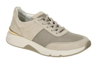 Gabor 86.897.33 ROLLINGSOFT Beige Oasi Damen Sneaker Gummisohle herausnehmbar...