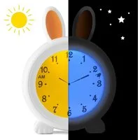 Alecto Kinderwecker BC-100 Lichtwecker, natürliches Aufwachlicht für gesunden Schlaf, Nachtlicht
