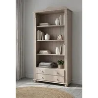 OTTO home Bücherregal Adele, Standregal, Regal, aus massiver Kiefer, Breite 92 cm, mit 2 Schubladen, FSC®