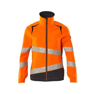 MASCOT Damen Jacke ACCELERATE SAFE Hi-vis Orange / Schwarzblau XS - 19008-511-14010-XS