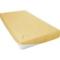 Primera Spannbettlaken Mako-Feinjersey Spannbetttuch, Mako-Jersey, Gummizug: rundum, (1 Stück), Geeignet für Standardmatratzen bis 22 cm, 100% Baumwolle