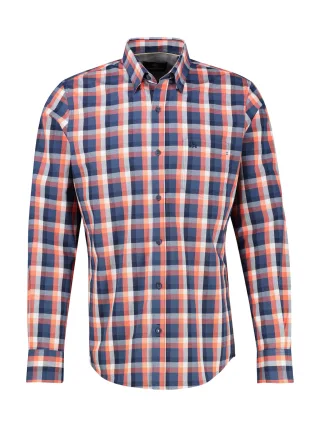 LERROS - BUTTON DOWN vivid red - Gr. - XXXL