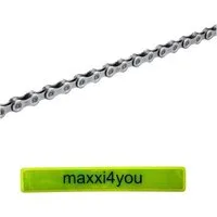 maxxi4you Fahrradkette Shimano Kette CN-LG500 E-25 10/11-Fach 138 Glieder inkl. Reflexband