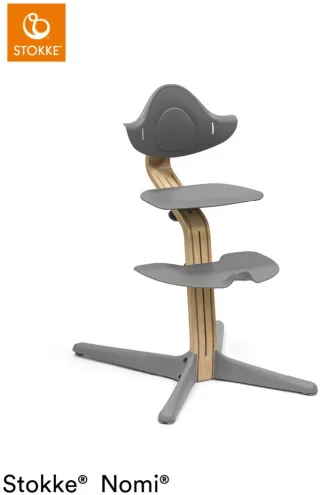 Stokke Nomi Chair Hochstuhl inkl. Baby Set Oak grau