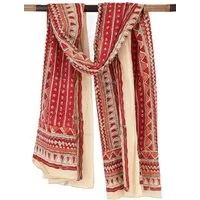 Guru-Shop Sarong Leichter Pareo Schal, Sarong, handbedrucktes..