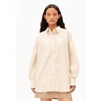 Armedangels Langarmbluse BARREL SLEEVE POPLIN Bluse aus Bio-Baumwolle Oversized Fit