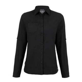 Craghoppers - "Expert Kiwi" Hemd für Damen Langärmlig (Schwarz)