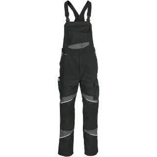 KÜBLER ACTIVIQ cotton+ Latzhose schwarz/anthrazit 27 - 3450 3421-9997-27