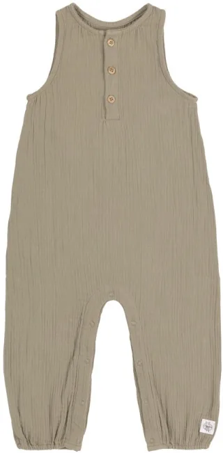 Lässig Mull Jumpsuit GOTS 62/68 olive