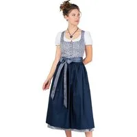 Hammerschmid Dirndl Dirndl lang 2tlg. - KLOSTERSEE - blau gemustert