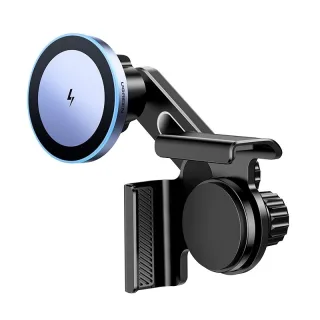UGreen W525 Magnetic Car Phone Holder Car Air Vent Wireless Mobile Phone Charger Stand 360° Rotary Aluminum Alloy Mount